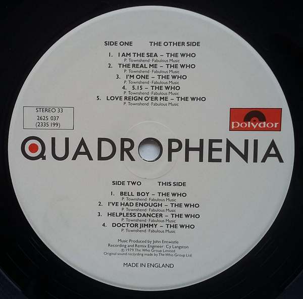 Various - Quadrophenia (Music From The Soundtrack Of The Who Film) - Obrázek 3