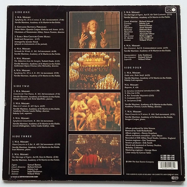Academy Of St. Martin-in-the-Fields, Neville Marriner - Amadeus (Original Soundtrack Recording) - Obrázek 2