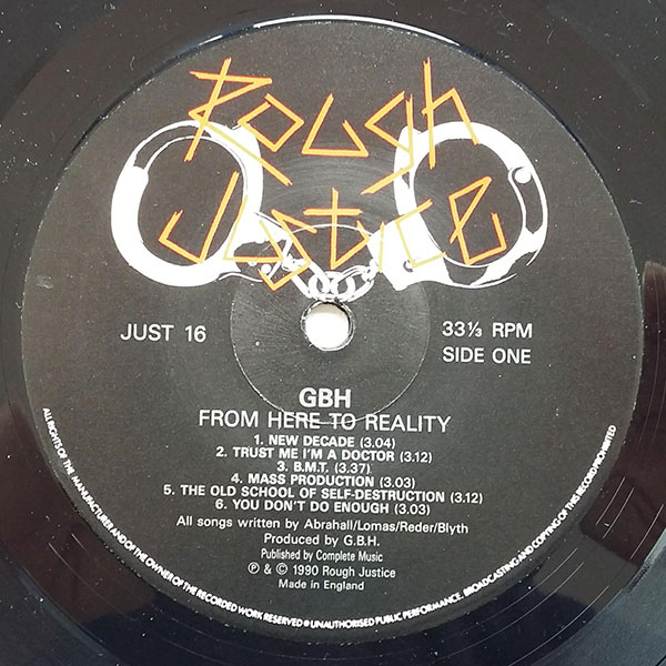 GBH - From Here to Reality - Obrázek 4