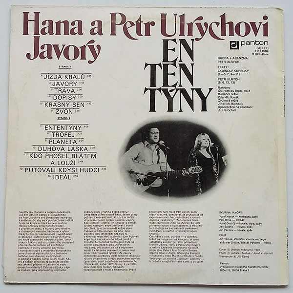 Hana a Petr Ulrychovi - Ententýny