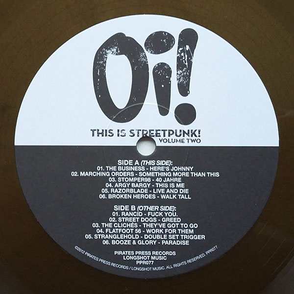 Various - Oi! This Is Streetpunk! Volume Two - Obrázek 4