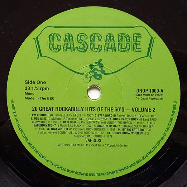 Various - 20 Great Rockabilly Hits Of The 50's Volume 2 - Obrázek 4