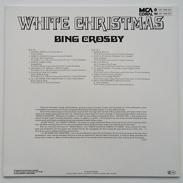 Bing Crosby - Merry Christmas - Obrázek 2