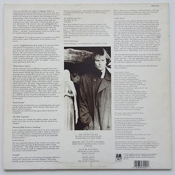 Sting - ...Nothing Like The Sun - Obrázek 2