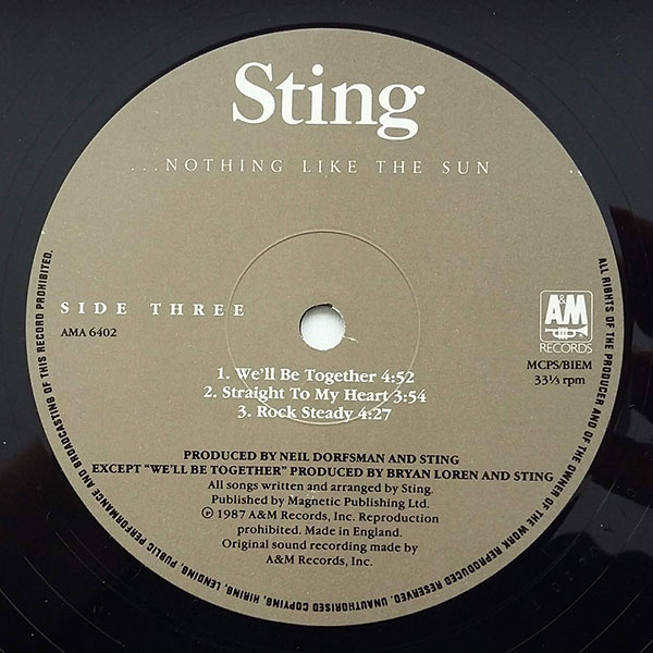 Sting - ...Nothing Like The Sun - Obrázek 3