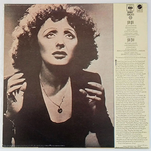 Edith Piaf - The Great Edith Piaf - Obrázek 2