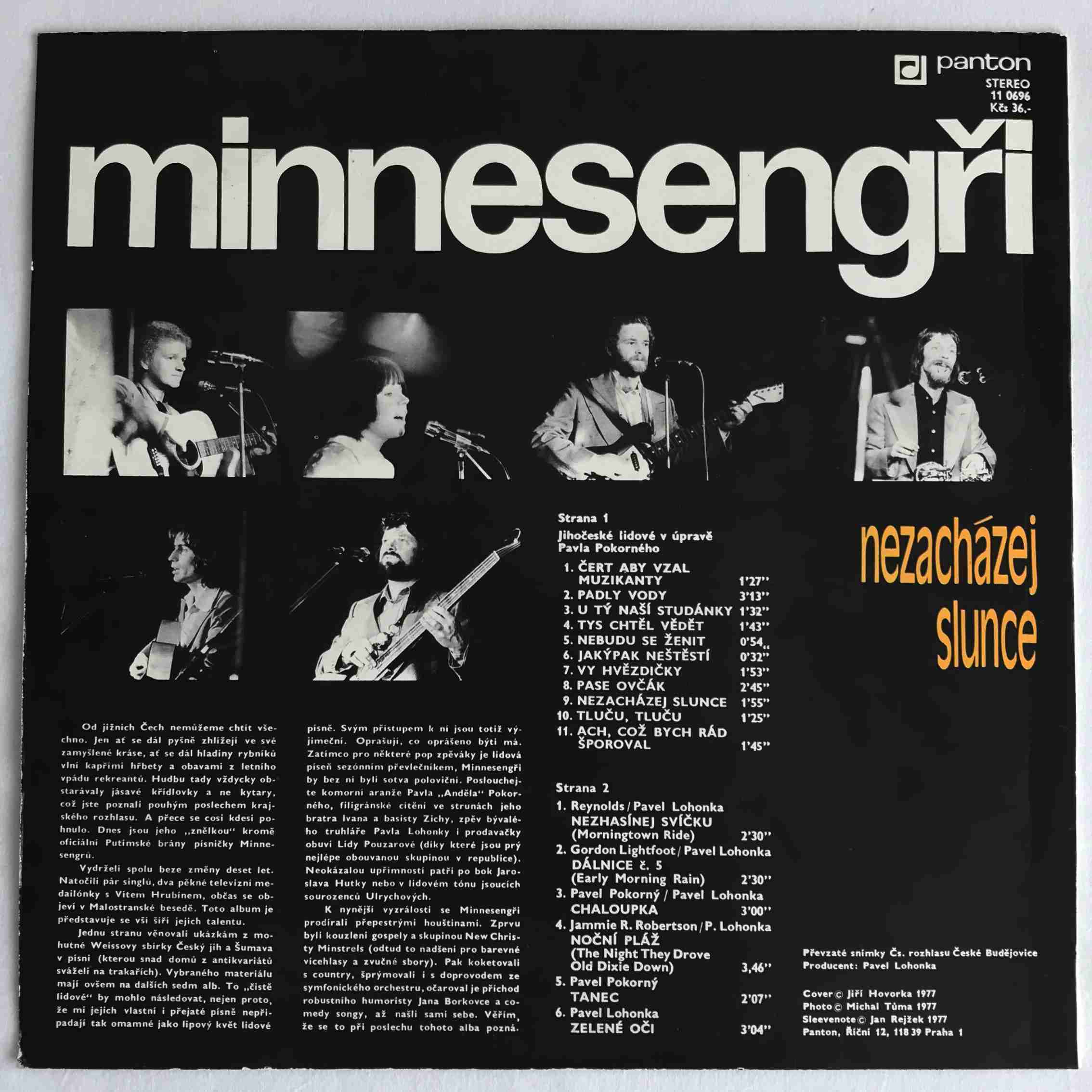 Minnesengři - Nezacházej Slunce - Obrázek 2