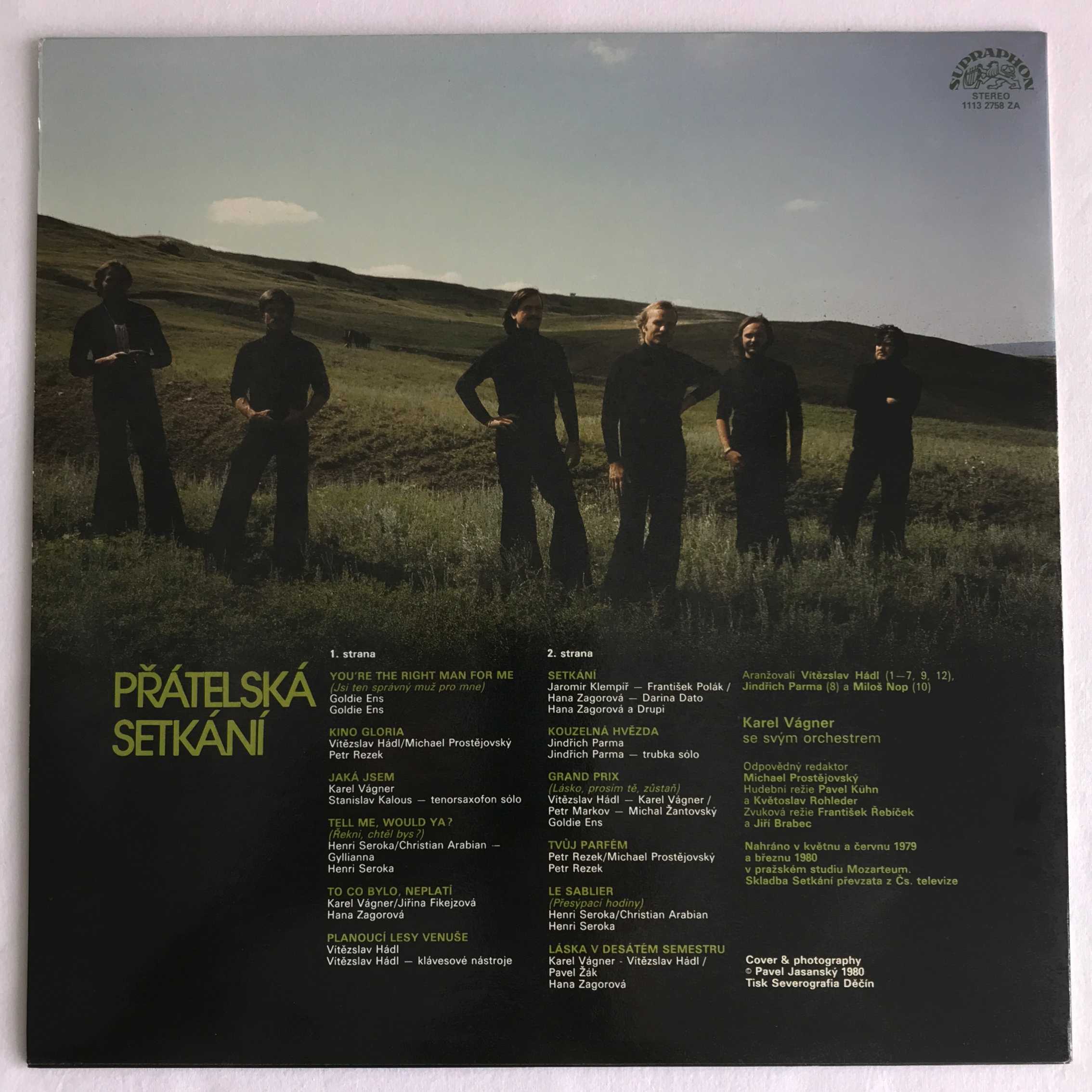 Petr Rezek, Goldie Ens, Henri Seroka, Hana Zagorová A Drupi, Orchestr Karla Vágnera - Přátelská Setkání - Obrázek 2