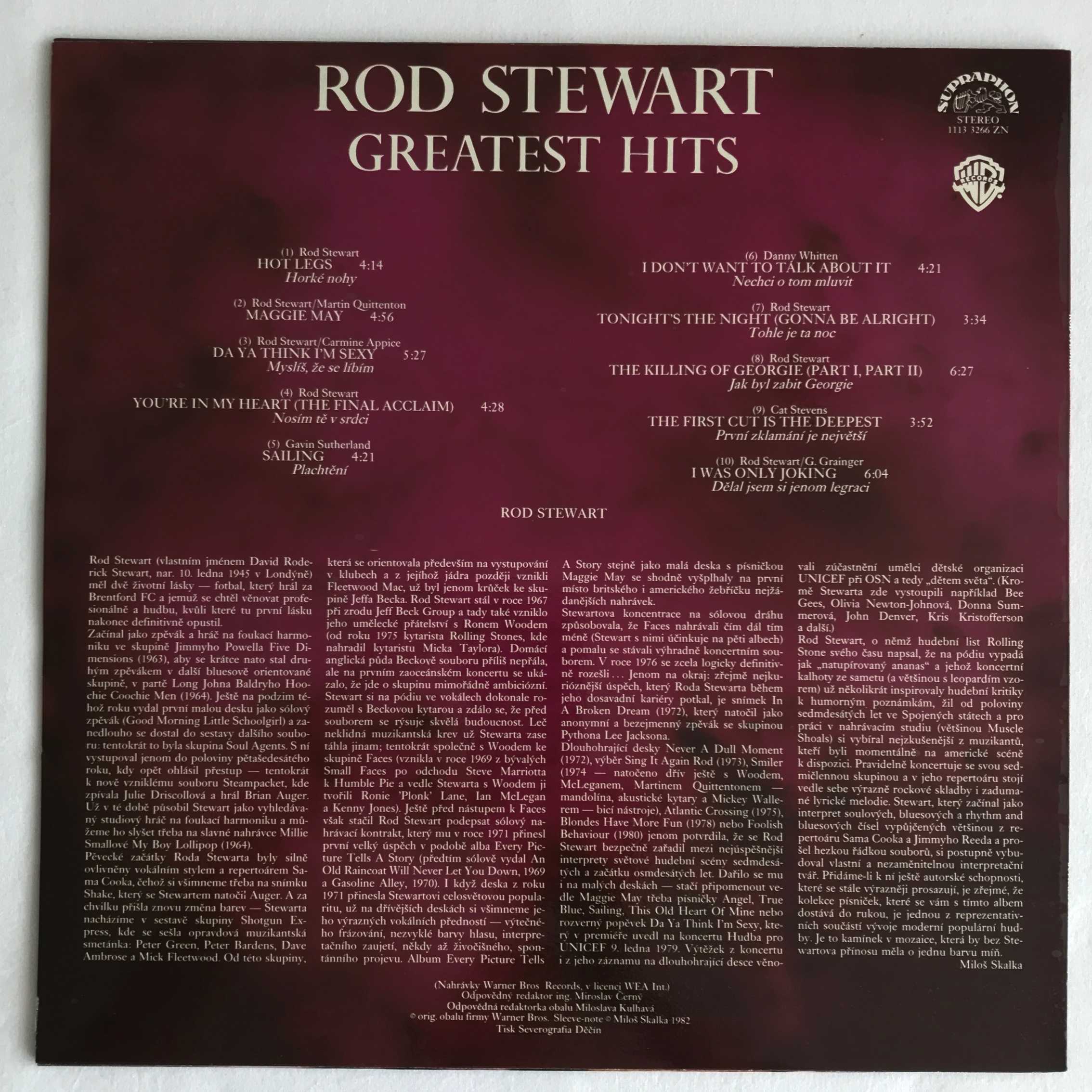 Rod Stewart - Greatest Hits - Obrázek 2
