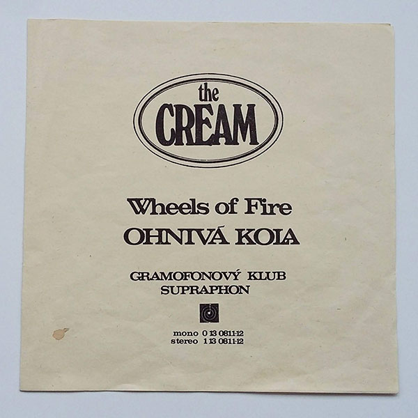 The Cream - Wheels Of Fire / Ohnivá kola - Obrázek 3