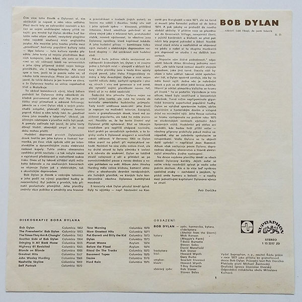 Bob Dylan - Hard Rain - Obrázek 3