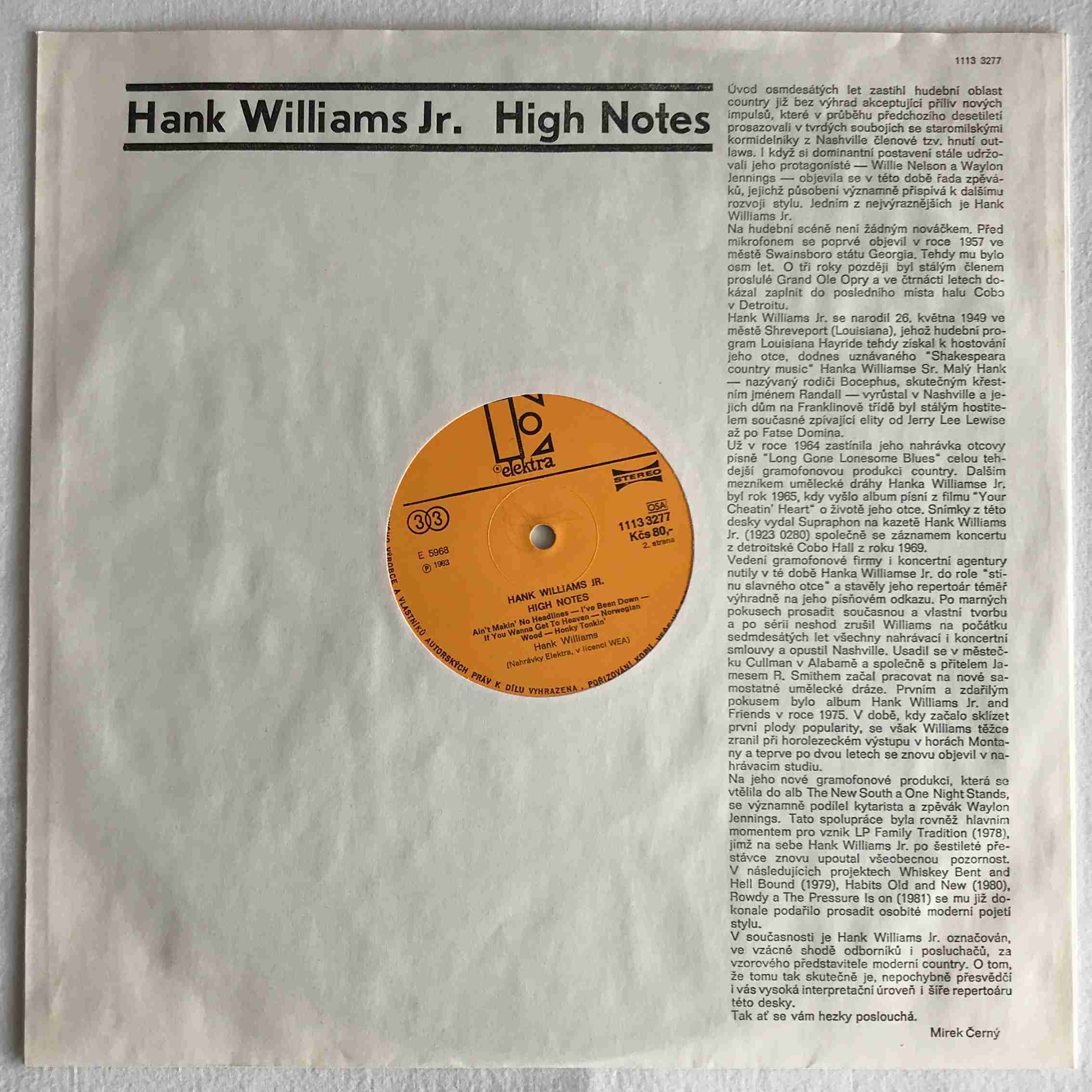 Hank Williams Jr. - High Notes - Obrázek 3