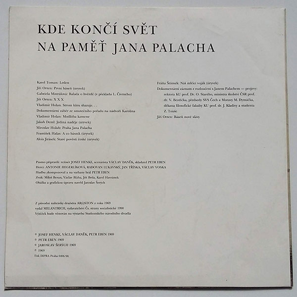 Kde končí svět (Na paměť Jana Palacha) - Obrázek 2