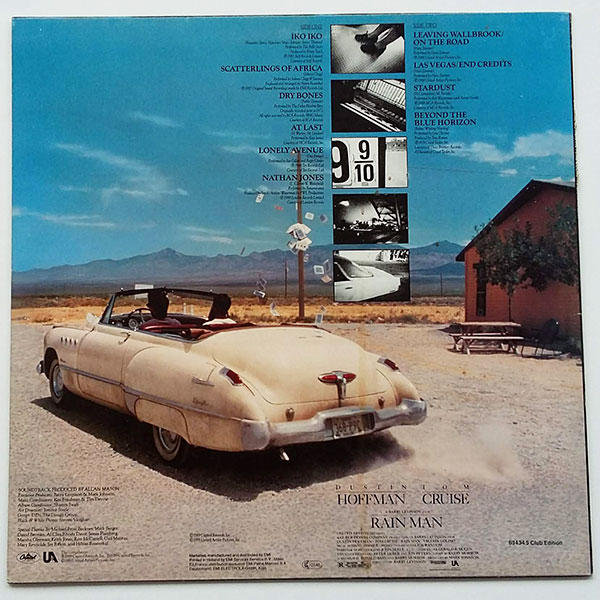 Rain Man (Original Motion Picture Soundtrack) - Obrázek 2