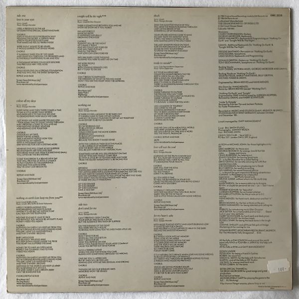 Limahl - Colour All My Days - Obrázek 2
