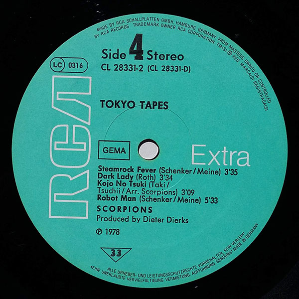 Scorpions - Tokyo Tapes - Obrázek 5