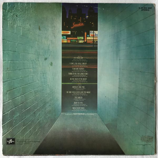Smokie - Bright Lights & Back Alleys - Obrázek 2