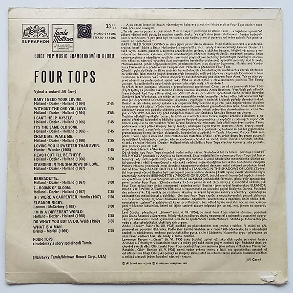 The Four Tops - The Four Tops - Obrázek 2