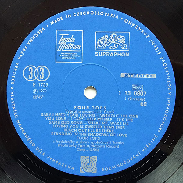 The Four Tops - The Four Tops - Obrázek 3