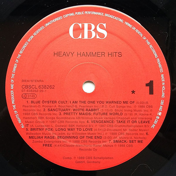 Various - Heavy Hammer Hits - Obrázek 3
