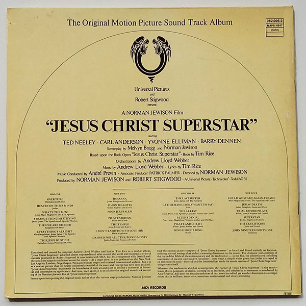 Jesus Christ Superstar (The Original Motion Picture Sound Track Album) - Obrázek 2