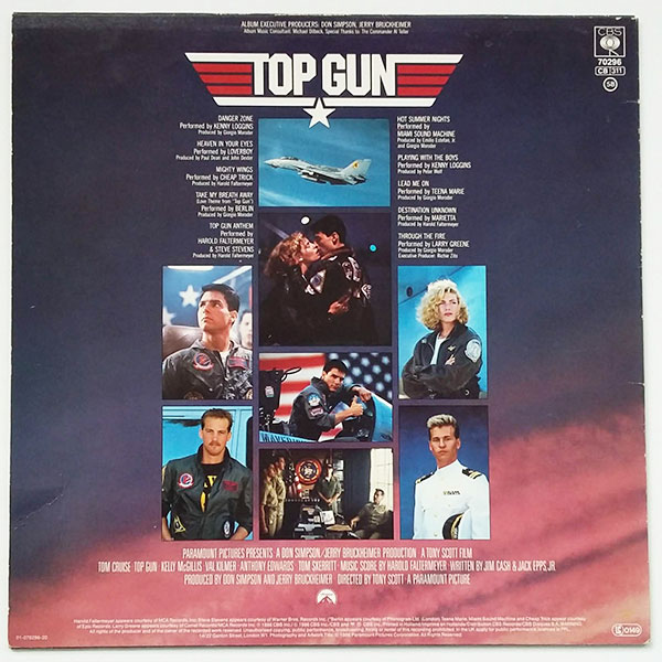 Various - Top Gun (Original Motion Picture Soundtrack) - Obrázek 2