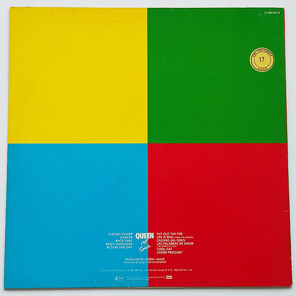 Queen - Hot Space - Obrázek 2