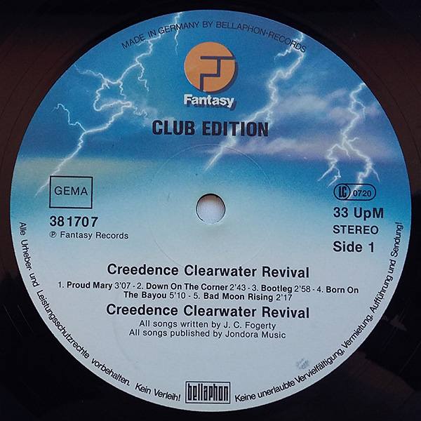 Creedence Clearwater Revival - Creedence Clearwater Revival - Obrázek 3