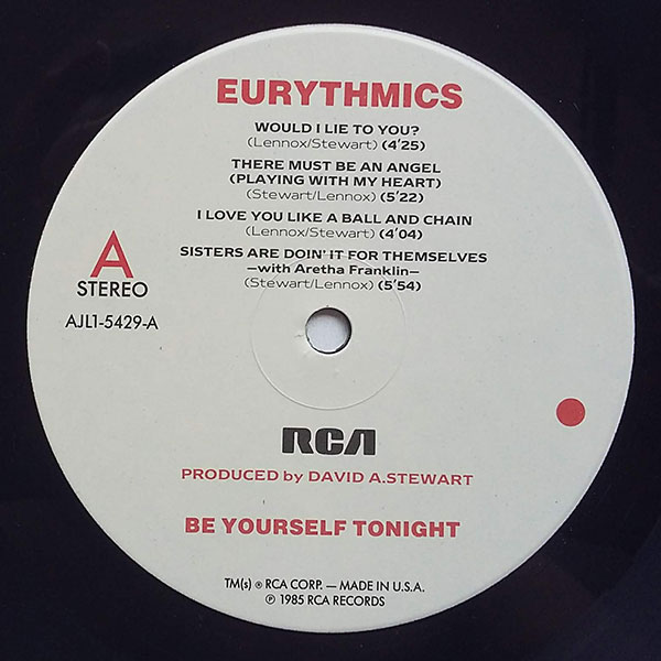 Eurythmics - Be Yourself Tonight - Obrázek 4