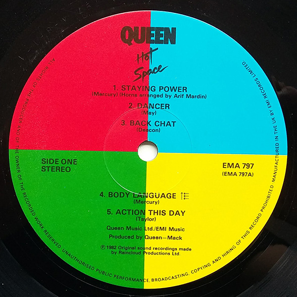 Queen - Hot Space - Obrázek 5