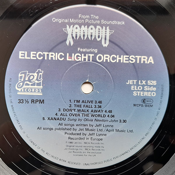 Electric Light Orchestra / Olivia Newton-John - Xanadu (From The Original Motion Picture Soundtrack) - Obrázek 4