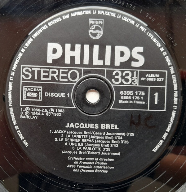 Jacques Brel - Succes 2 Disques - Obrázek 4