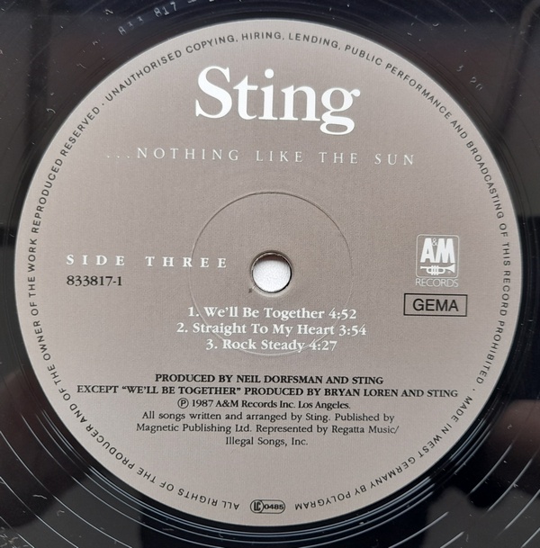 Sting - ...Nothing Like The Sun - Obrázek 6