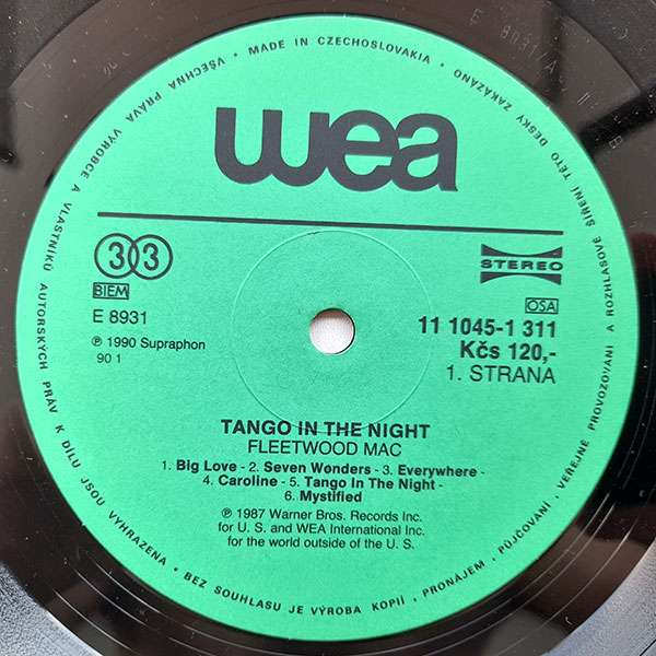 Fleetwood Mac - Tango in The Night - Obrázek 3