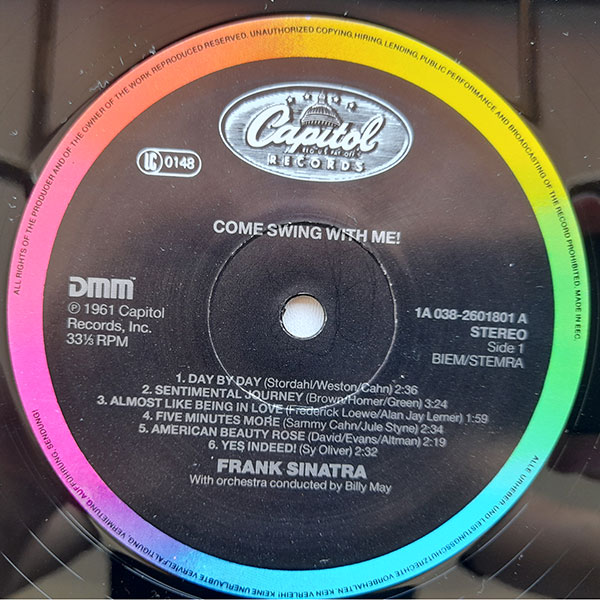 Frank Sinatra - Come Swing With Me! - Obrázek 3