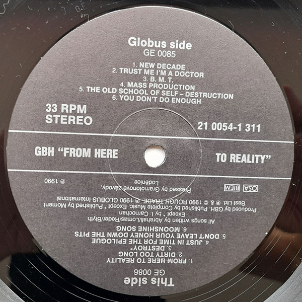 GBH - From Here to Reality - Obrázek 3