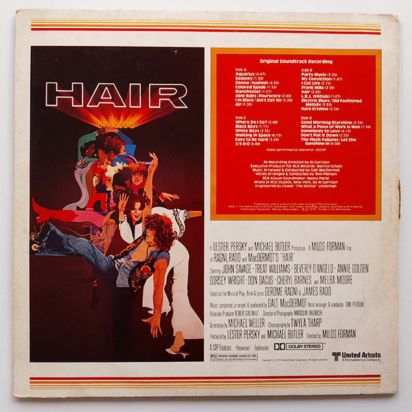 Hair (Original Soundtrack Recording) - Obrázek 3