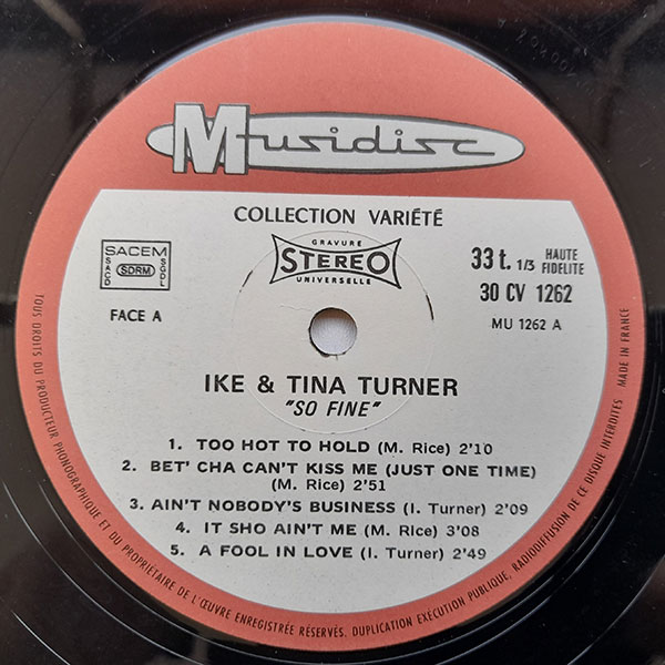 Ike And Tina Turner - So Fine - Obrázek 3