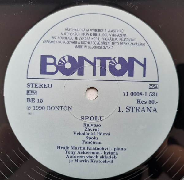 Martin Kratochvíl & Tony Ackerman - Spolu - Obrázek 3