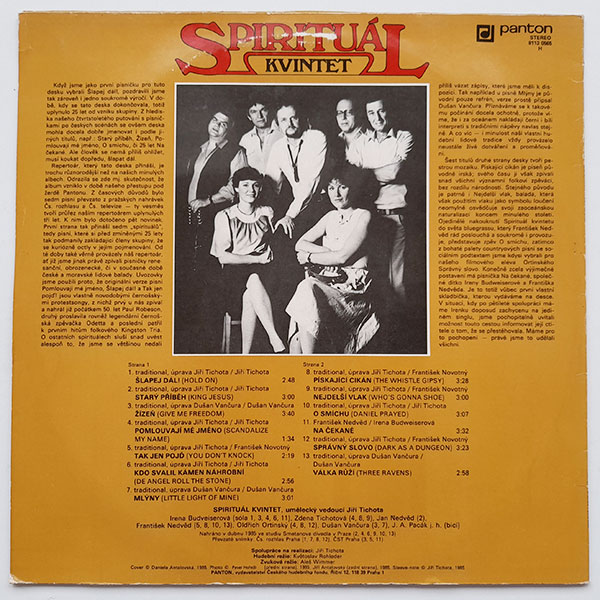 Spirituál Kvintet - Šlapej dál! - Obrázek 2