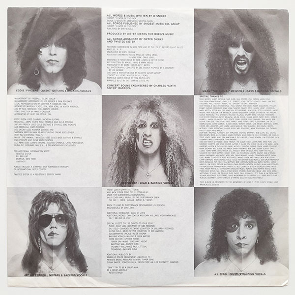 Twisted Sister - Come Out and Play - Obrázek 5