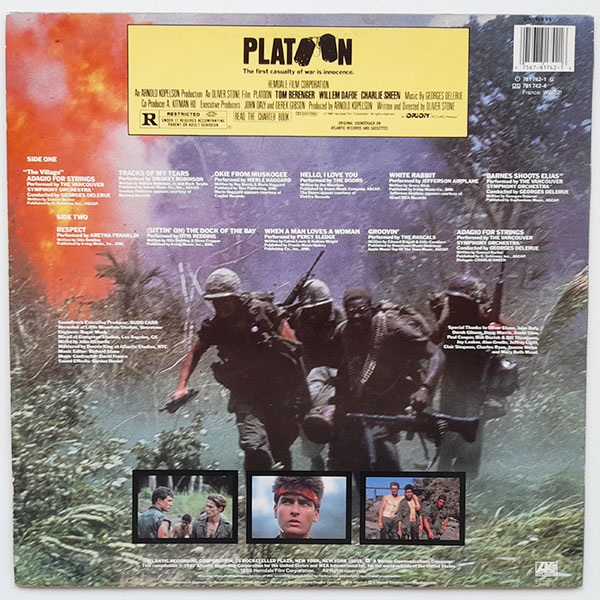 Various - Platoon (Original Motion Picture Soundtrack And Songs From The Era) - Obrázek 2