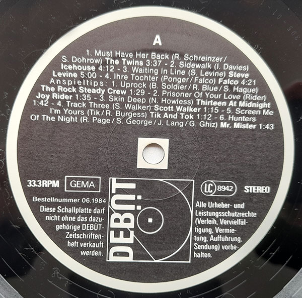 Various - Debüt LP / Zeitschrift Ausgabe 7 (Nr. 07) - Obrázek 9