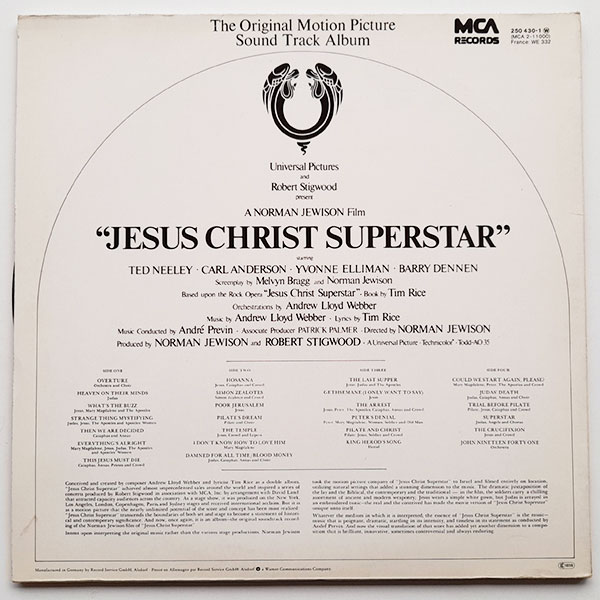 Various - Jesus Christ Superstar (The Original Motion Picture Sound Track Album) - Obrázek 2