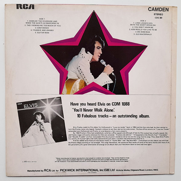 Elvis - Elvis Sings Hits From His Movies - Obrázek 2