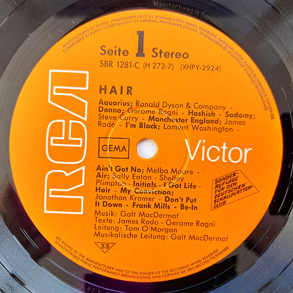 Hair - The American Tribal Love-Rock Musical (The Original Broadway Cast Recording) - Obrázek 3