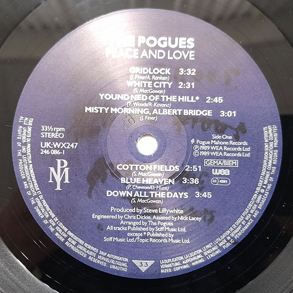 Pogues - Peace And Love - Obrázek 5