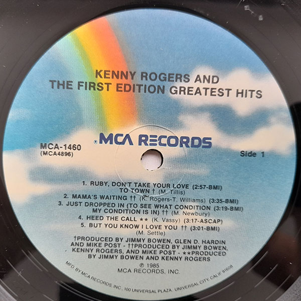 Kenny Rogers & The First Edition - Greatest Hits - Obrázek 3
