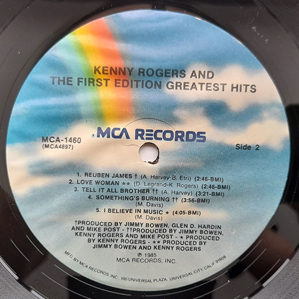 Kenny Rogers & The First Edition - Greatest Hits - Obrázek 4