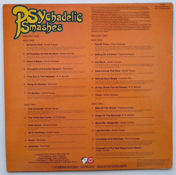 Various - Psychadelic Smashes - Obrázek 2
